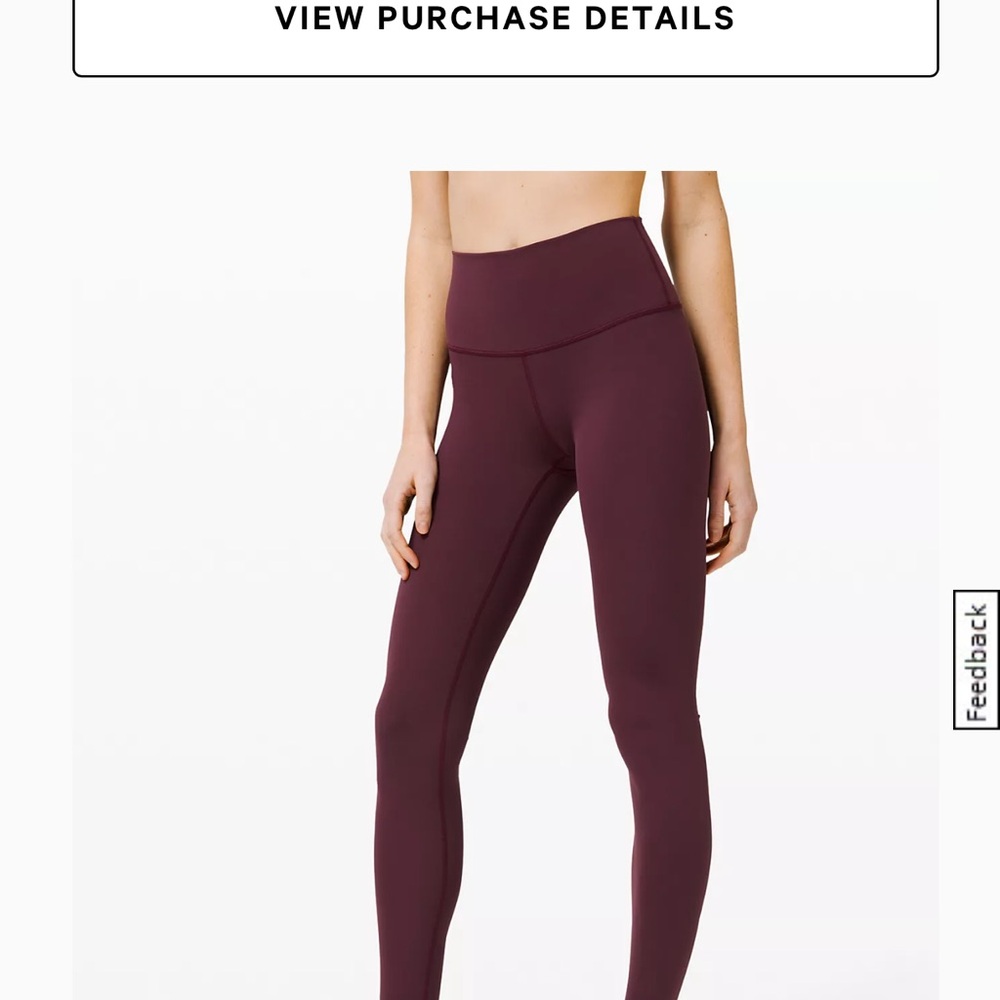 Wunder Under High-Rise Tight 31" *Full-On Luxtreme size 12 cassis